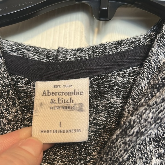 Abercrombie & Fitch Sweat Jacket Size Large Gray - Picture 4 of 7